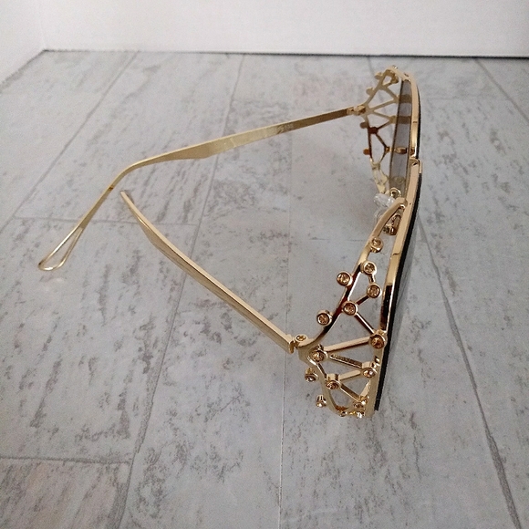 New Women's Polarized Luxury Square Oversized Sunglasses - Picture 4 of 9